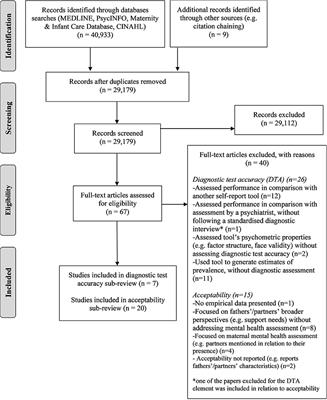 Assessing the Mental Health of Fathers, Other Co-parents, and Partners in the Perinatal Period: Mixed Methods Evidence Synthesis